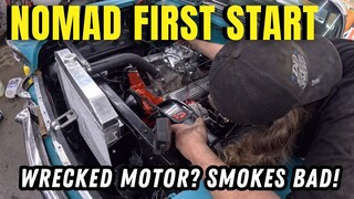 1955 Chevy Nomad First Start-Up Gone Wrong: Smoking Engine & Broken Dreams