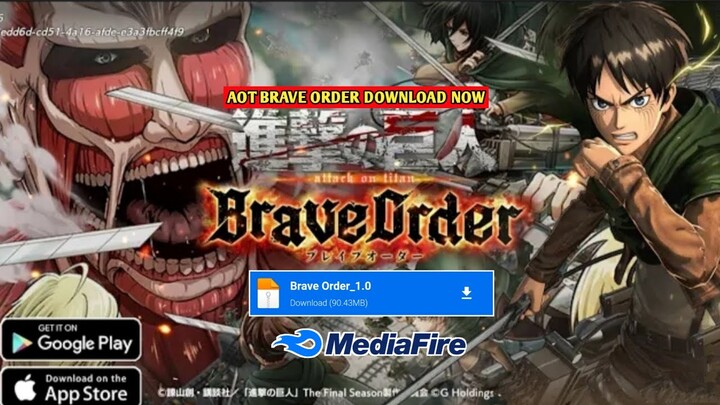 ATTACK ON TITAN GAME BRAVE ORDER DOWNLOAD ANDROID & iOS | Aot Brave Order Mobile Download