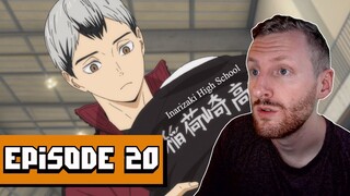 HAIKYUU SEASON 4 EPISODE 20 REACTION | INARIZAKI'S CAPTAIN SHINSUKE