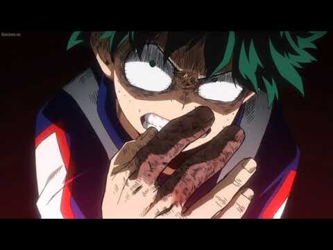 Midoriya vs Todoroki English Dub [1080p] (60FPS)