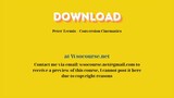Peter Tzemis – Conversion Cinematics – Free Download Courses