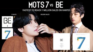 MOTS 7 vs BE Deluxe | Fastest Album to reach 1 Million Sales on Hanteo