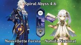 [NEW spiral Abyss 4.6] Neuvillette Furina and Nahida National - Genshin Impacr Indonesia