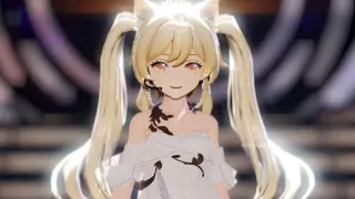 [2K Widescreen / Genshin Impact MMD Cat Ears Double Ponytail Ying] Is this the abyss princess you lo