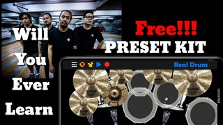 Typecast - Will you ever learn /Drum cover (real drum app) Free!! Preset kit 🥁🥁