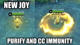 NEW JOY WITH 4 SECONDS CC IMMUNITY | IS THIS NERF OR BUFF?