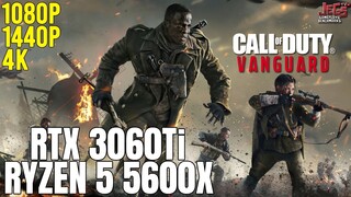 Call of Duty: Vanguard | Ryzen 5 5600x + RTX 3060Ti | 1080p, 1440p, 4K benchmarks!