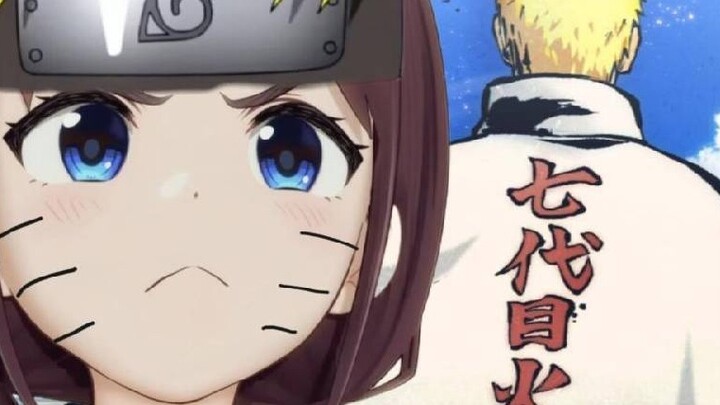 Japanese cute girl couldn't hold back after watching "Uzumaki Naruto! Join!"