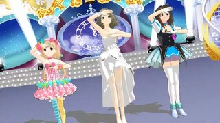 【mmdデレマス】双葉杏＆高垣楓＆島村卯月でwave
