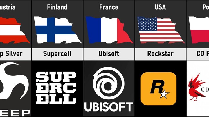 Video Game Companies From Different Countries