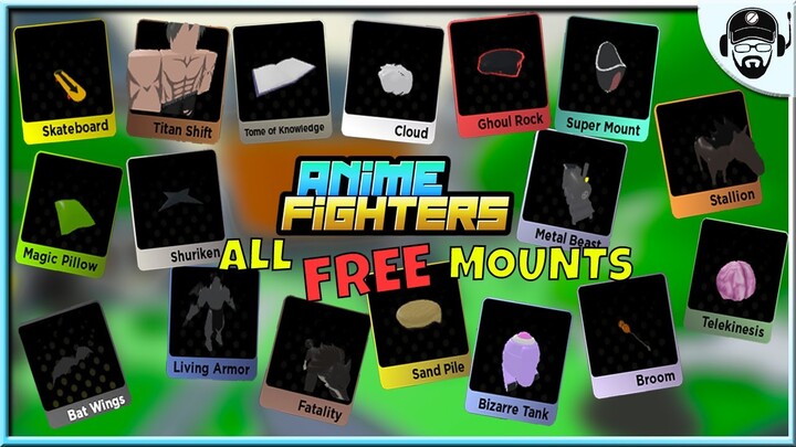 All FREE Mounts on Anime Fighters Simulator |  ROBLOX