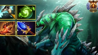 TideHunter Offlane Ultimate Build Refresher Orb + Aghanims Scepter ไฮไลท์ Dota 2