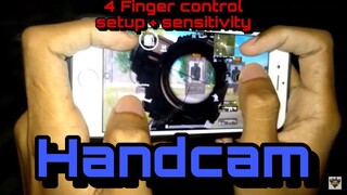 IPHONE 6S HANDCAM 4 FINGER + CONTROL SETUP AND SENSITIVITY | BEST BUDGET PHONE FOR PUBG MOBILE