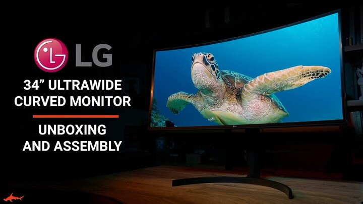 LG 34" 34WL85C UltraWide Monitor // Quick Unboxing and Assembly