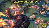 FULL GUSION MONTAGE, PERFECT COMBO, HIGH IQ, HIGH ACCURACY, HIGH DAMAGE | MOBILE LEGENDS