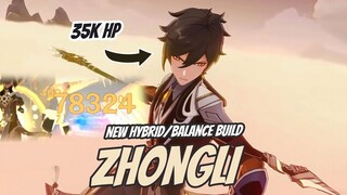 New Balanced / Hybrid Zhongli Build l Genshin Impact