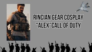 Rincian gear cosplay Alex Call of duty modern warfare