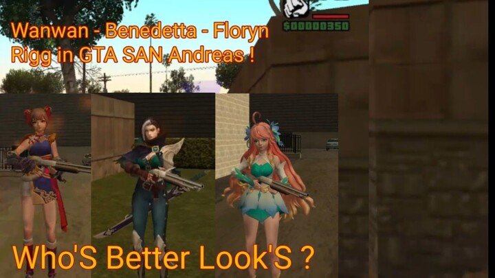 Wanwan Benedetta Floryn RiGG in GTA San Andreas !