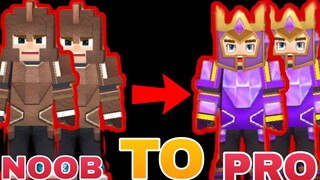 🔴I HELPED 2 NOOBS BECOME RICH😍 -SKYBLOCK BLOCKMAN GO