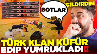 OYUNDA Kİ HERKES BİZDEN NEFRET EDİYOR! TÜRK KLAN YUMRUKLADI ve KÜFÜR ETTİ! PUBG Mobile