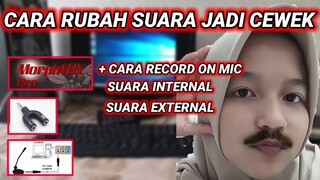 APLIKASI TERBAIK 🔥 CARA MERUBAH SUARA COWOK JADI CEWEK PERSIS  FF FREE FIRE ,& RECORD ON MIC GAME