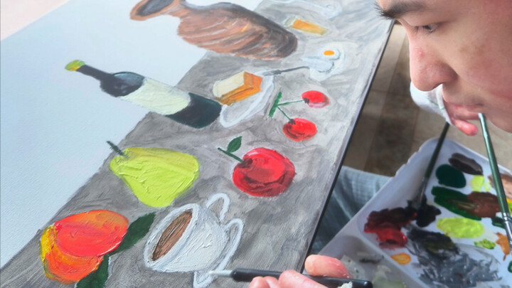 Autism painting vlog