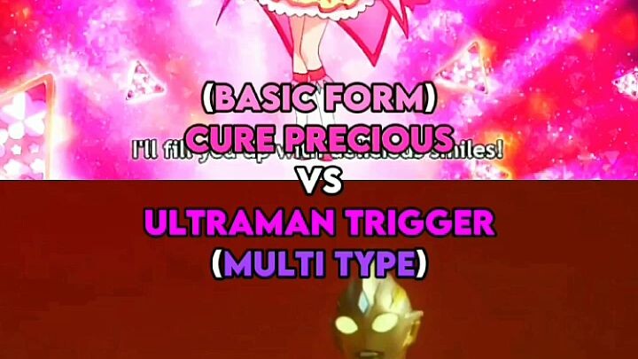 Cure Precious VS Ultraman Trigger