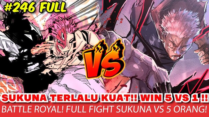 JUJUTSU KAISEN CHAPTER 246 - PENYIHIR TERKUAT SETARA GOJO! SUKUNA VS TIM YUJI!! AWAKENNG HIGURUMA