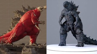 Kick Bandai, punch Neca! 199 yuan HIYA movable Godzilla unboxing review!