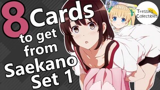 8 Cards to Get From Saekano Set 1 [Weiss Schwarz]