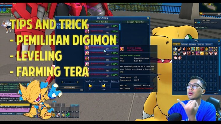 TIPS AND TRICK (GUIDE) EVENT JUMPING FOR NEWBIE (PEMULA) OR COMEBACK USER - Digimon Master Online
