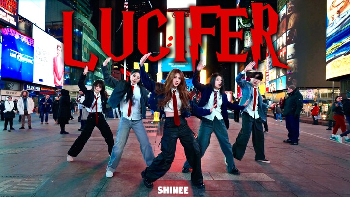 带着【Lucifer翻跳】来时代广场炸场子了！SMTR25
