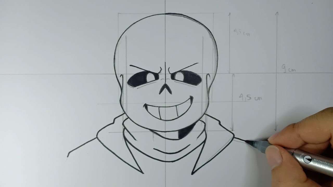 How To Draw Glitchtale SANS Very Easy Cách Vẽ Sans Cơ Bản Dễ Nhất ...