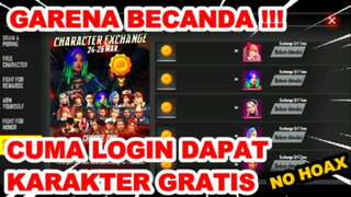 N0 H0AX ! GARENA KASIH SEMUA KARAKTER GRATIS + SEMUA SKIN SENJATA GRATIS CUMA LOGIN SAJA !!