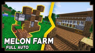 CARA MEMBUAT MELON FARM FULL AUTO - Minecraft Tutorial