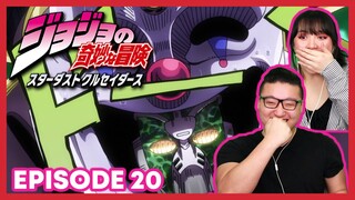 HIEROPHANT GREEN VS DEATH 13 | Jojo's Bizarre Adventure Couples Reaction Part 3 Episode 20 / 2x20