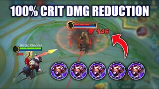 100% CRIT DAMAGE REDUCTION WHAT?