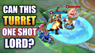 NEW TURRET ABILITY CAN ONE SHOT LORD AND HERO CLONES? | MOBILE LEGENDS