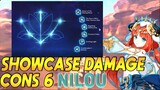 Nyobain Showcase Damage Nilou C6 Gila Bener DMG nya! - Genshin Impact