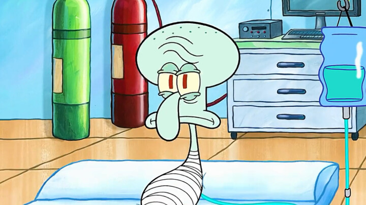 Spongebob đã cạo Squidward thành que bạch tuộc và không bao giờ hồi phục cho đến phút cuối cùng