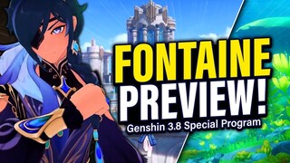 FONTAINE Preview, AMAZING New Skins & Rerun Banners! 3.8 Special Program Reaction | Genshin Impact