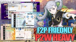 WITH EVERYTHING WE KNOW SO FAR, IS BLACK CLOVER MOBILE F2P FRIENDLY OR COULD IT BE P2W HEAVY???