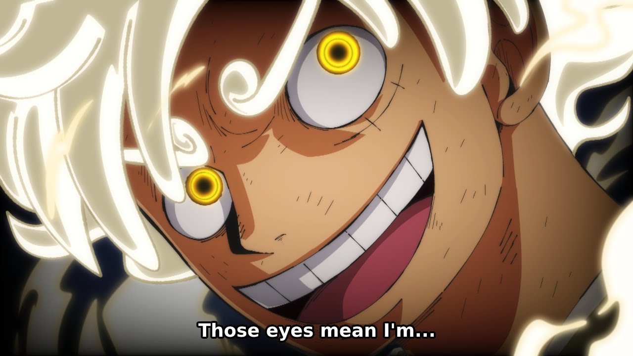 Shanks' Reaction to Seeing Luffy's Gear 5 Sun God Transformation