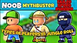 Types of Players in Jungle Roll🌴 | Stumble Guys