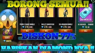 BORONG SEMUA YANG ADA DI MYSTERY SHOP PLUS TERBARU || FREE FIRE INDONESIA