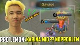 RRQ'Lemon : Karina Di Mid ?? No Problem, Sing Penting Yakin - Mobile Legends Pro Player Gameplay