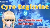 Genshin Impact - Cryo Regisvine Boss Fight (Geo Traveler only, no damage)