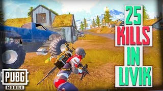 We Killed Half Server In Livik Map | 25 Squad Kills | PUBG MOBILE