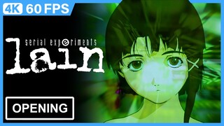Serial Experiments Lain Opening | Creditless | CC | 4K 60FPS Remastered