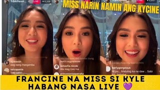 Francine Diaz IG Live (November 13, 2021)